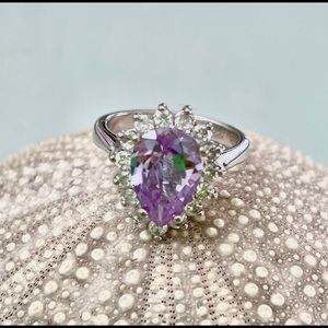 Violet Spinel Ring